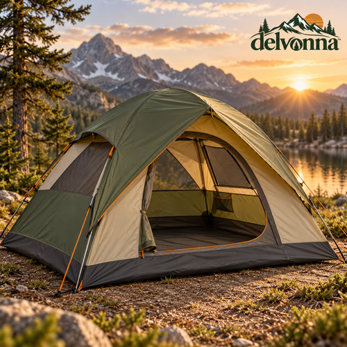 Delvonna 2-Person Waterproof Dome Camping Tent image 1