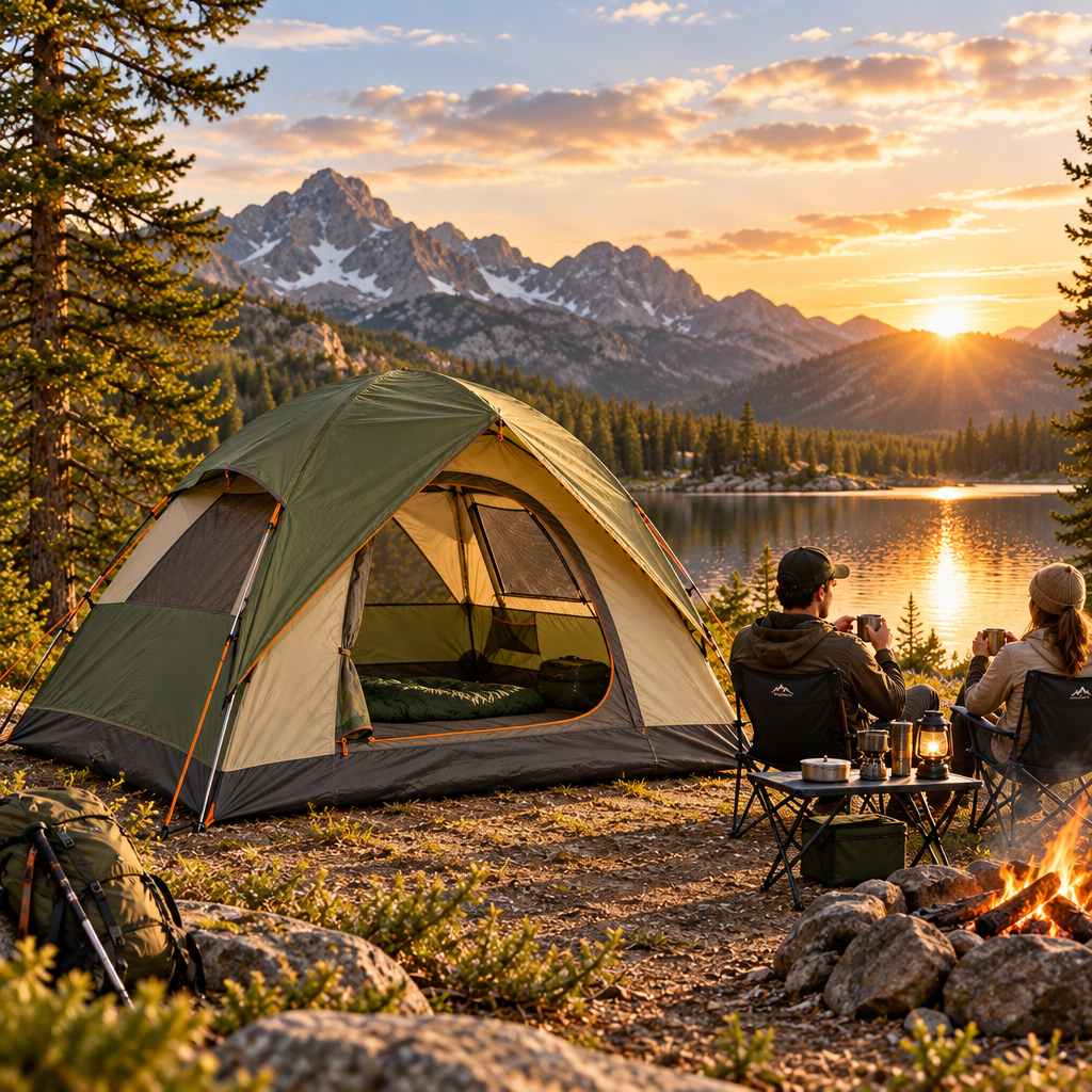 Delvonna 2-Person Waterproof Dome Camping Tent image 2