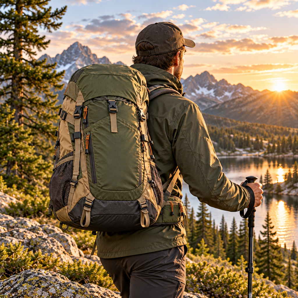 Delvonna 45L Internal-Frame Hiking Backpack image 2