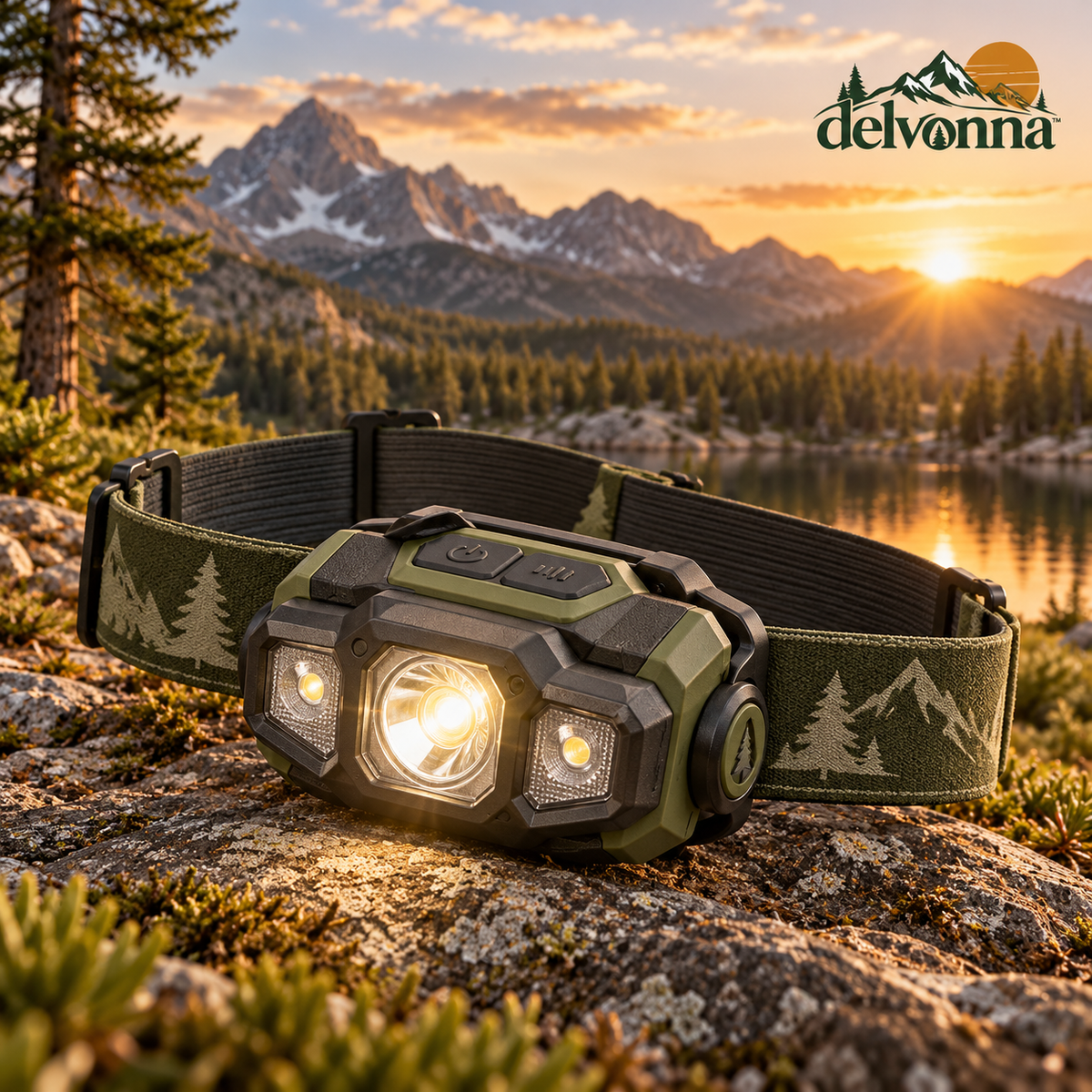 Delvonna Rechargeable Outdoor Floodlight with Adjustable Beam image 1