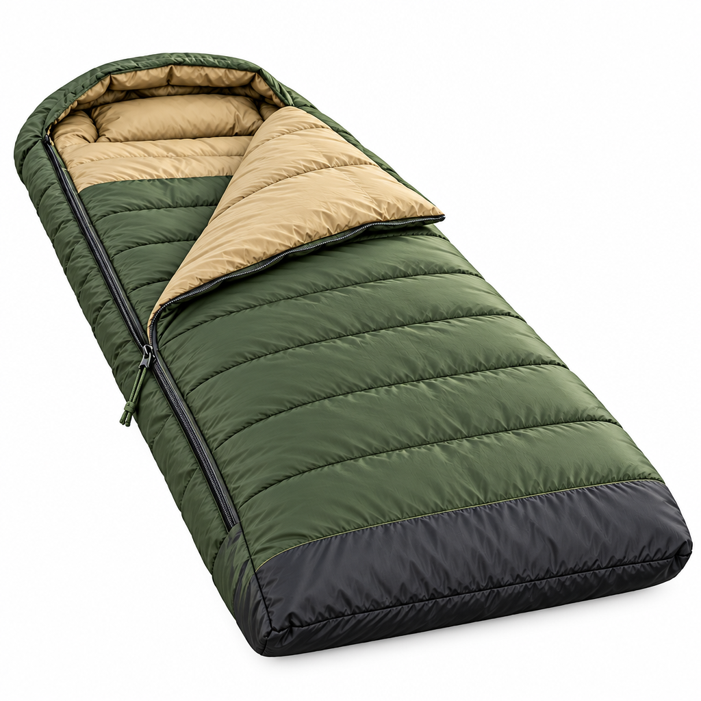 Delvonna 3-Season Hooded Camping Sleeping Bag image 2