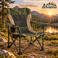 Delvonna Portable Folding Camping Chair with Cup Holder image 1