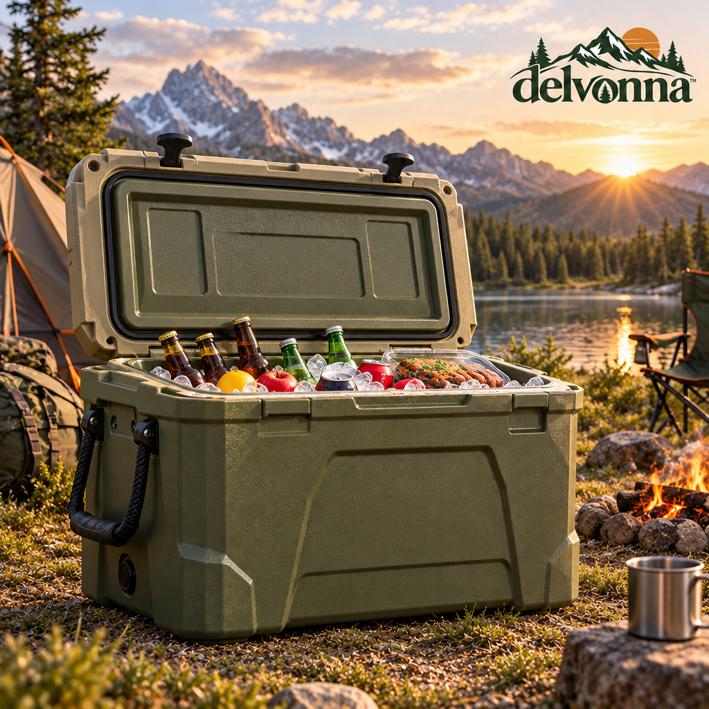 Delvonna 45-Quart Heavy-Duty Camping Cooler image 5